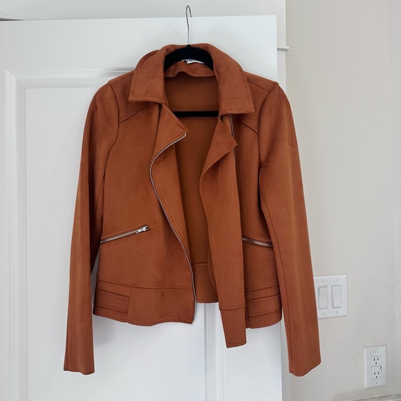 JustFab Jackets & Blazers - Women's faux suede Jacket